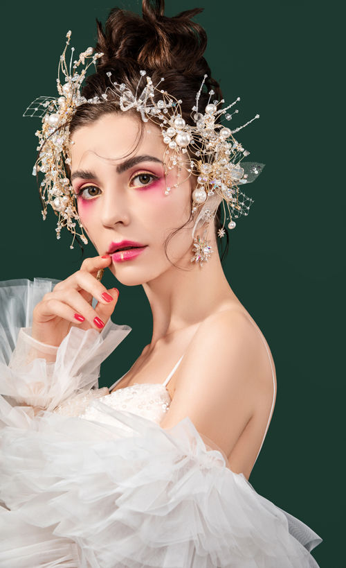 洛可可風&流沙金微醺玫瑰紅