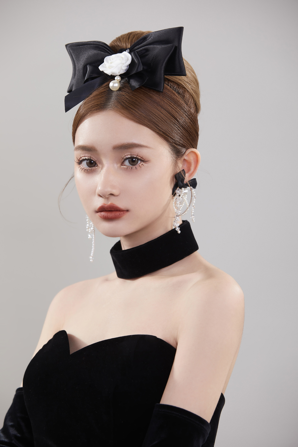 多瑙河 法式赫本風造型