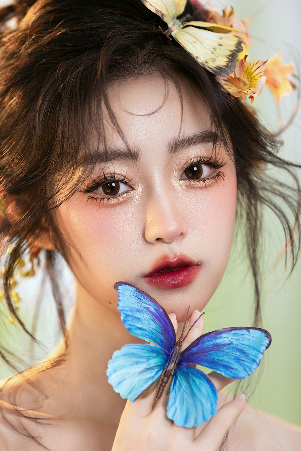 兩款創(chuàng)意鮮花造型&高顱頂紋理感